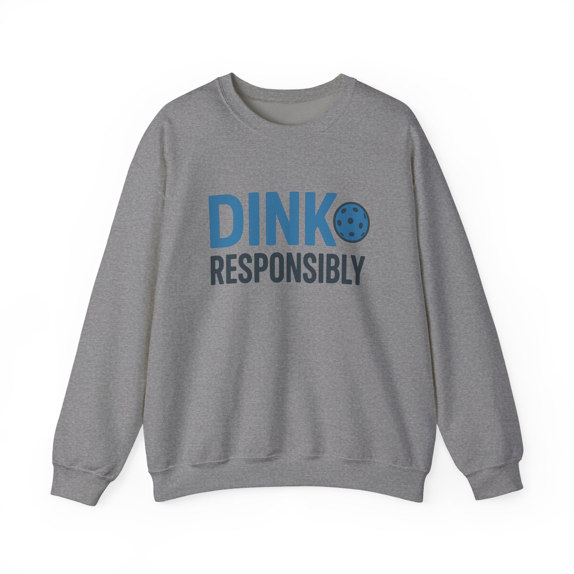 "Dink Responsibly" – Unisex Crewneck Pickleballing Dads Sweatshirt