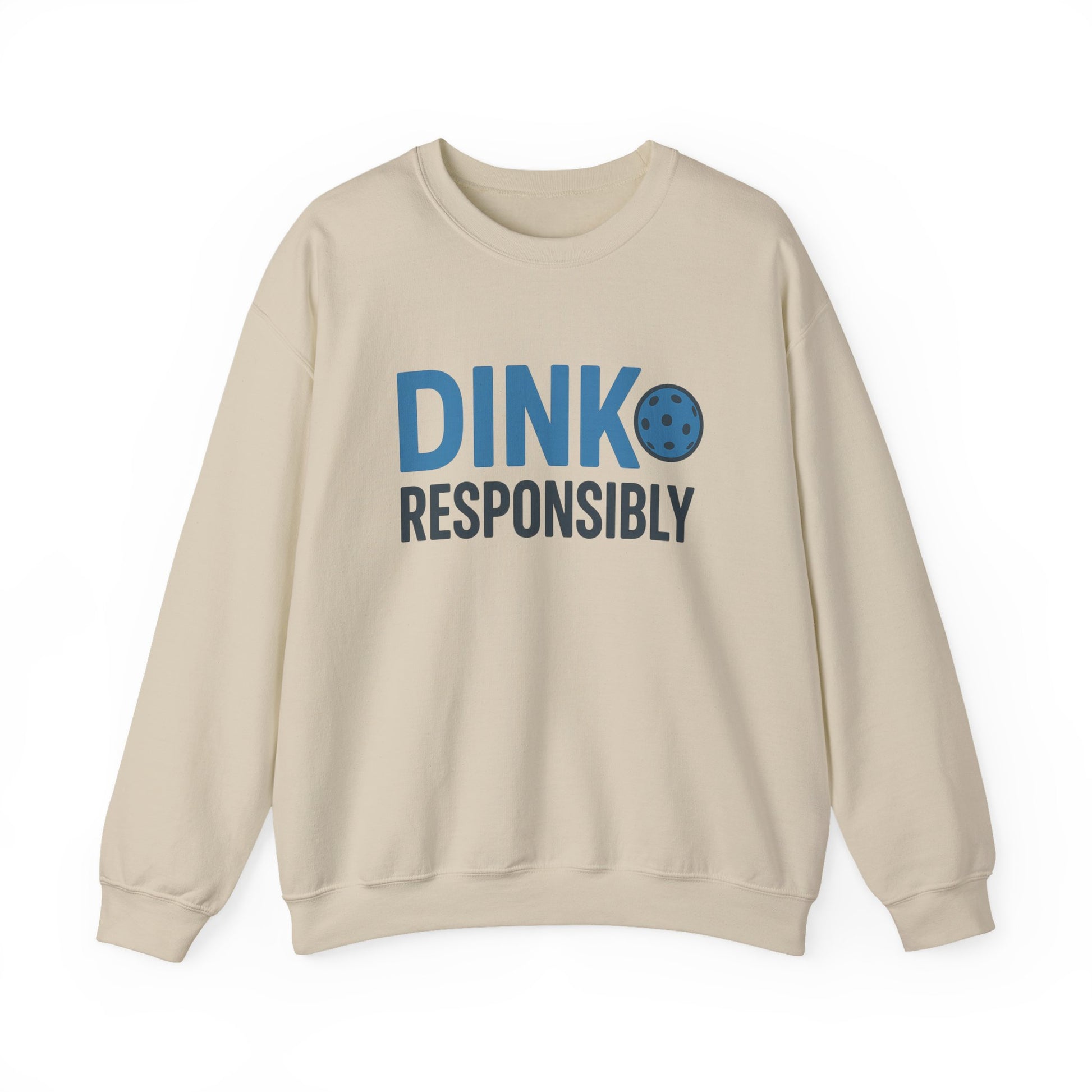 "Dink Responsibly" – Unisex Crewneck Pickleballing Dads Sweatshirt