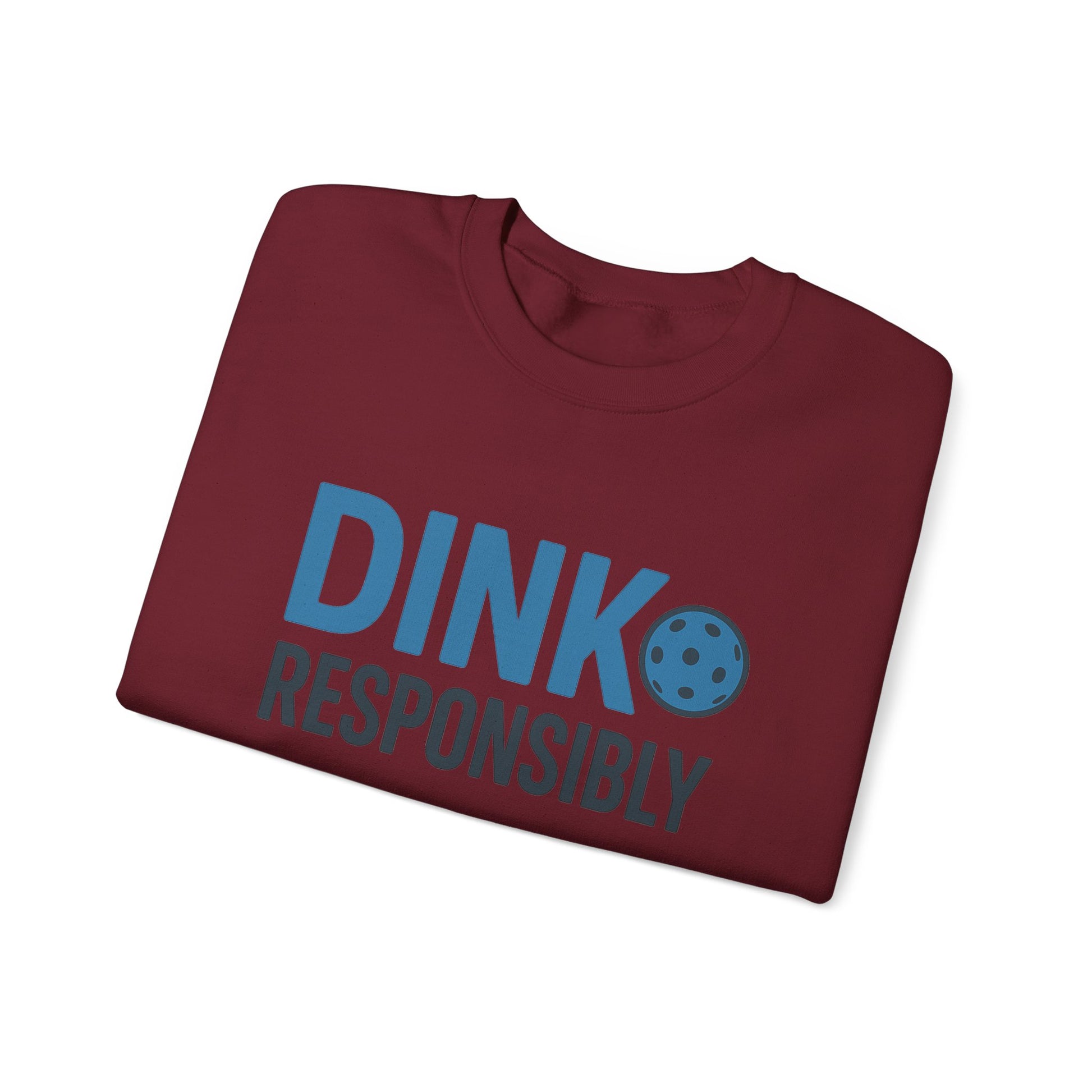 "Dink Responsibly" – Unisex Crewneck Pickleballing Dads Sweatshirt