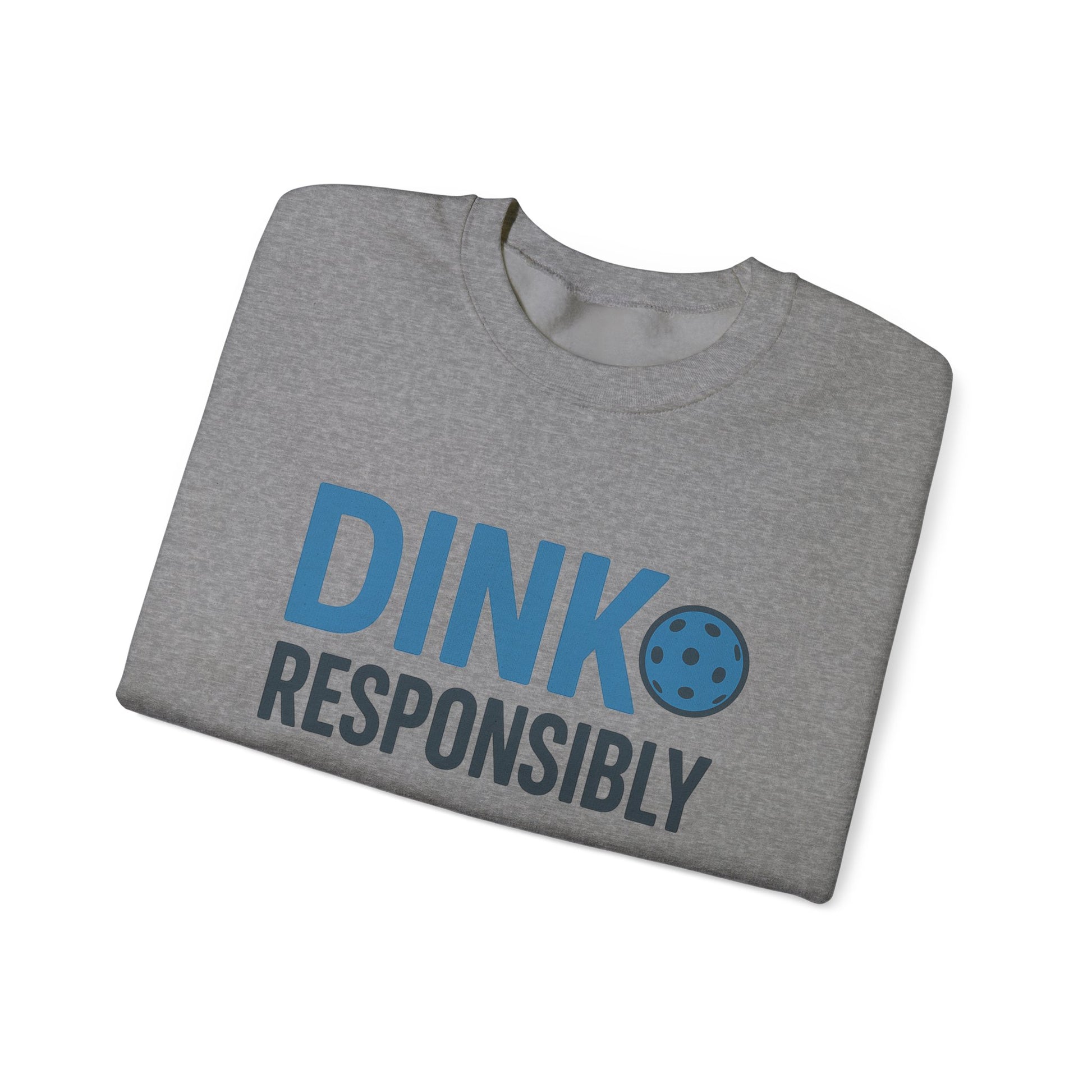 "Dink Responsibly" – Unisex Crewneck Pickleballing Dads Sweatshirt