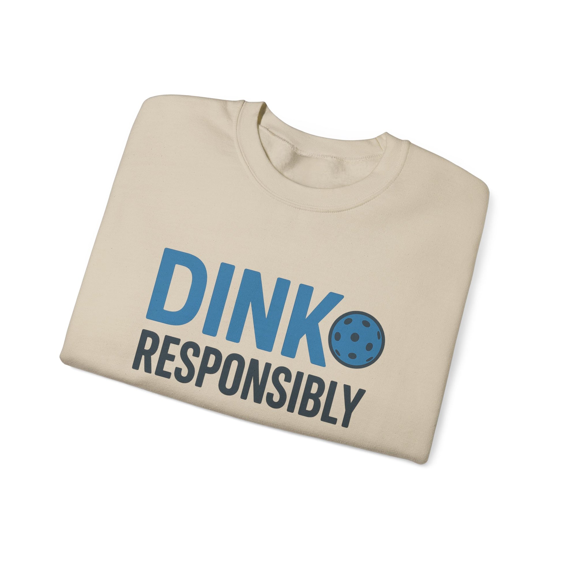 "Dink Responsibly" – Unisex Crewneck Pickleballing Dads Sweatshirt