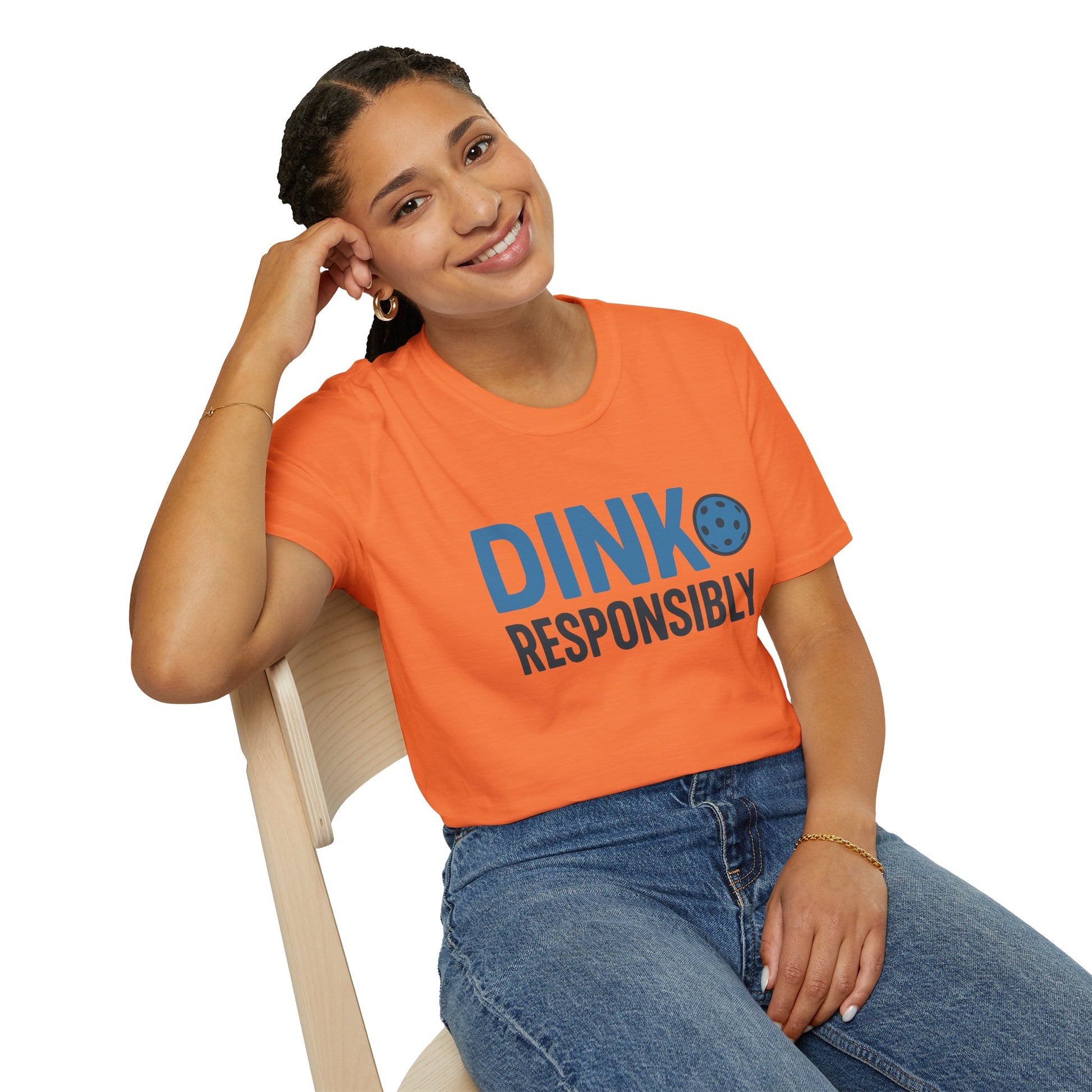 "Dink Responsibly" Pickleballing Dad Tee