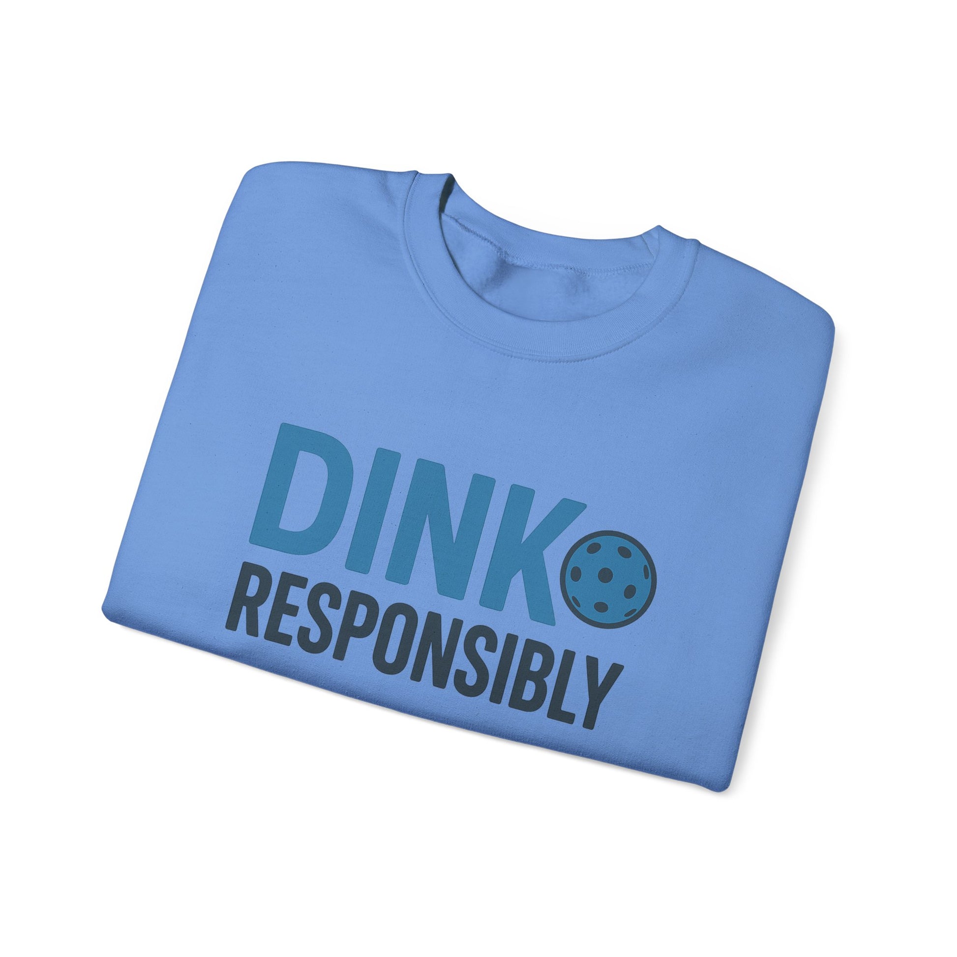 "Dink Responsibly" – Unisex Crewneck Pickleballing Dads Sweatshirt