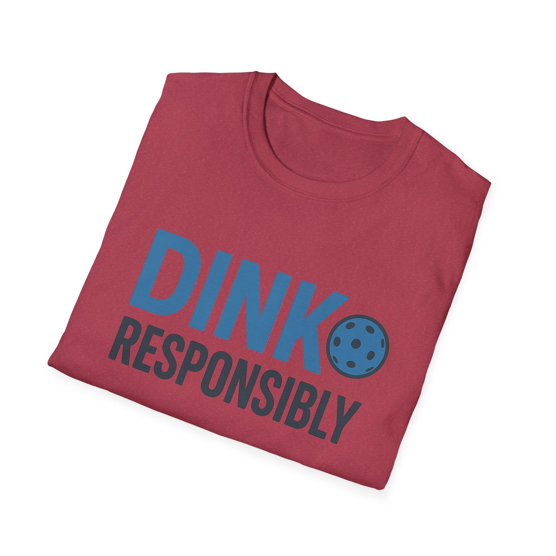 "Dink Responsibly" Pickleballing Dad Tee