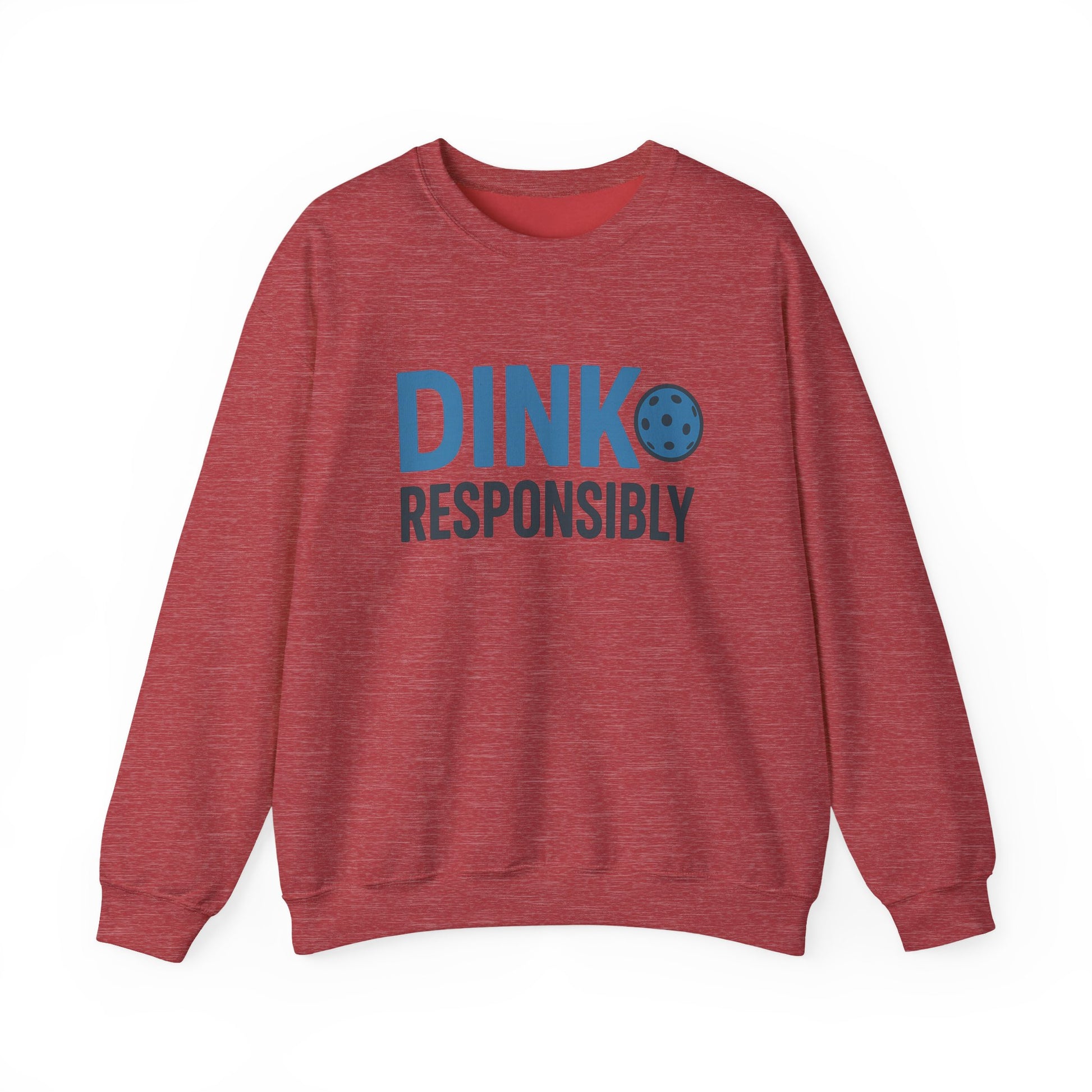 "Dink Responsibly" – Unisex Crewneck Pickleballing Dads Sweatshirt