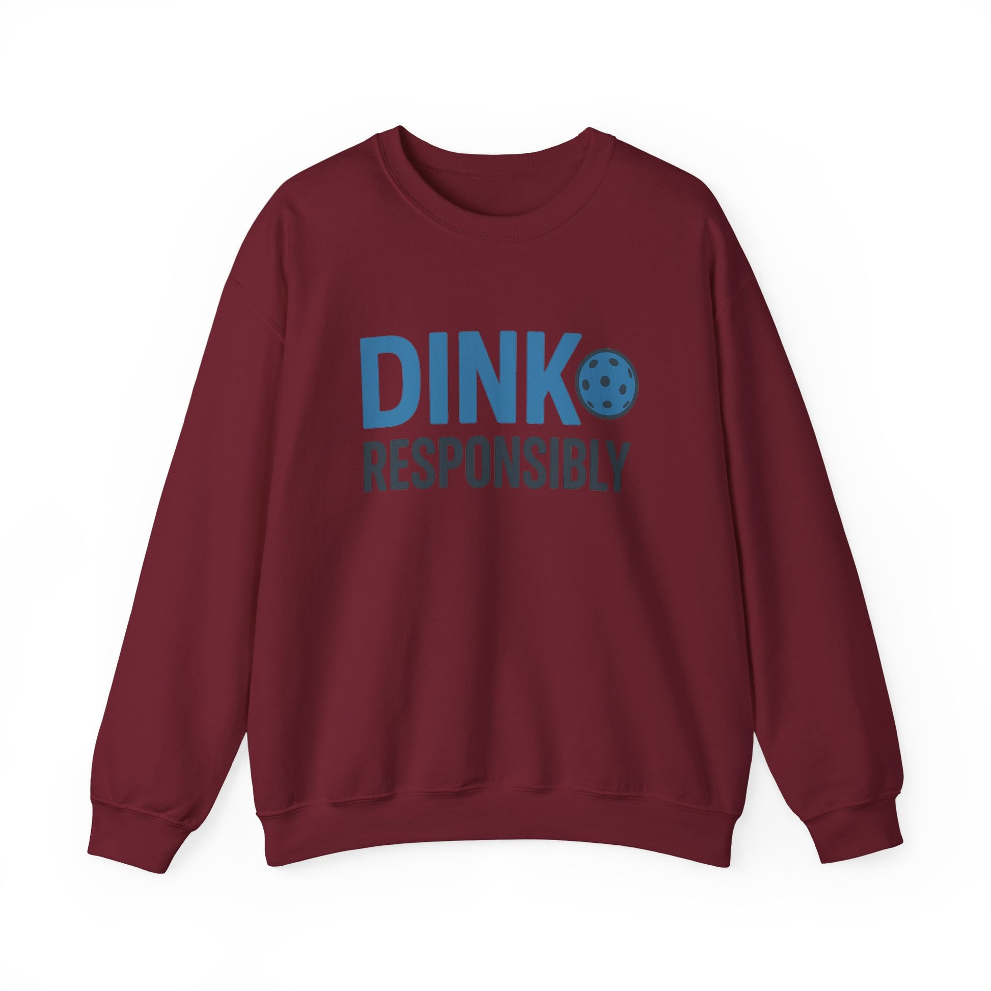 "Dink Responsibly" – Unisex Crewneck Pickleballing Dads Sweatshirt